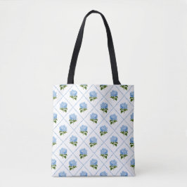 Bolsa Tote Blue Hydrangea Grandmillennial