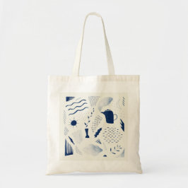 Bolsa Tote Blue pattern