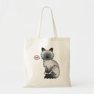 Bolsa Tote Blue Point Birman / Ragdoll Cat Love