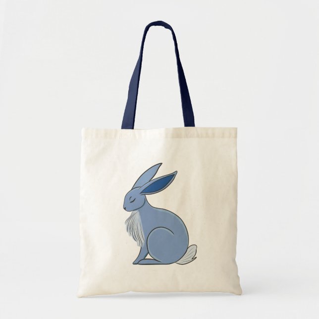 Bolsa Tote Blue Rabbit (Frente)