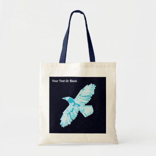 Bolsa Tote Blue Raven Sobre Estrelas
