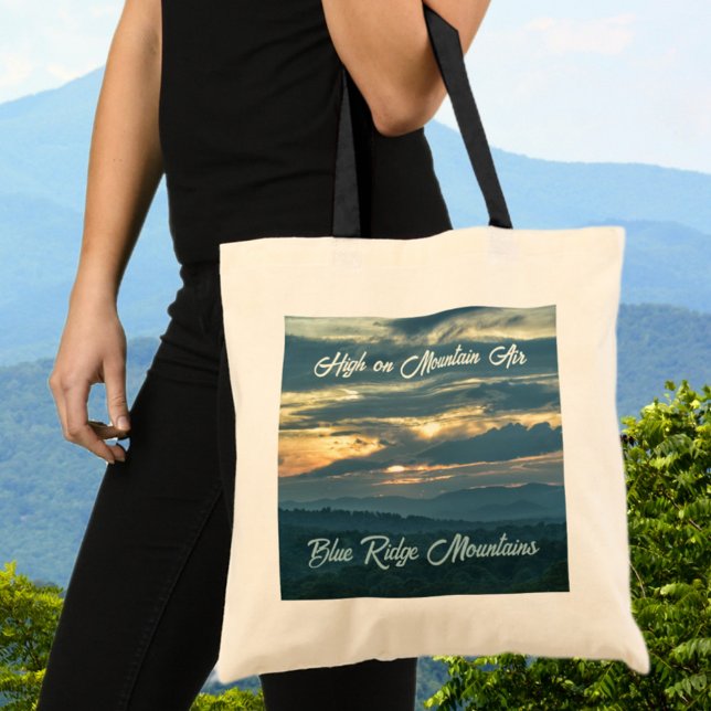 Bolsa Tote Blue Ridge Mounts North Carolina Fotográfica (Criador carregado)