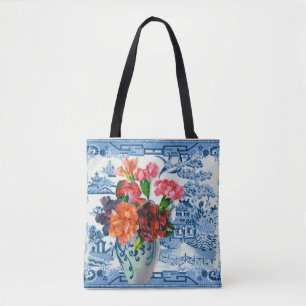 Bolsa Tote Blue Willow Saudações Tob Bag