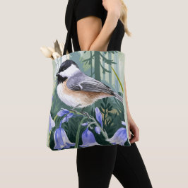 Bolsa Tote Bluebells e Chickadee