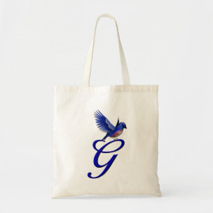 Bolsa Tote Bluebird Monograma inicial G Elegante