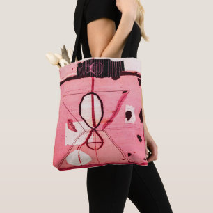 Bolsa Tote Blush Kilim: Arte do Patrimônio Marroquino Rosa