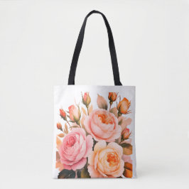 Bolsa Tote Blush Rose Garden