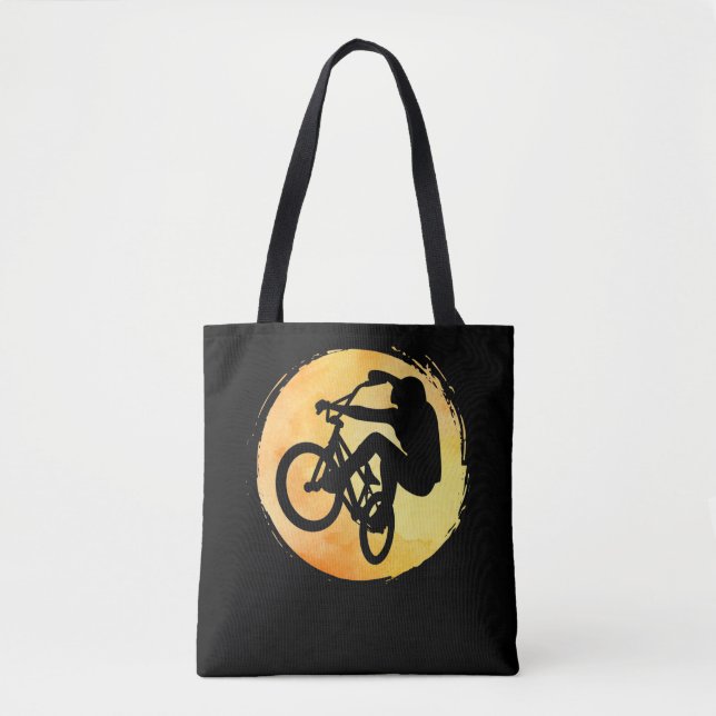 Bolsa Tote BMX Biking Racing Boys Livre (Frente)