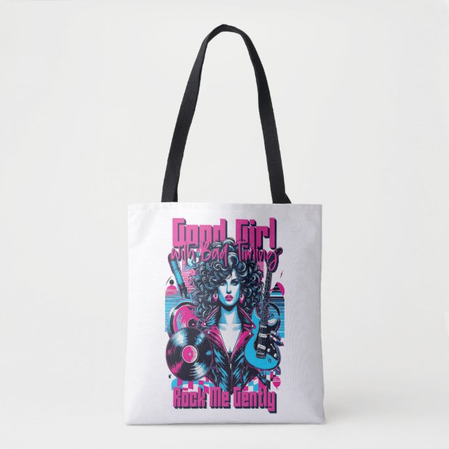 Bolsa Tote Boa Garota com Mau Timing - Balance-me Suavemente (Frente)