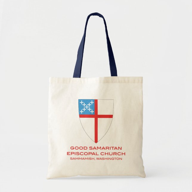 Bolsa Tote Boa sacola de Sammamish da igreja episcopal de Sam (Frente)