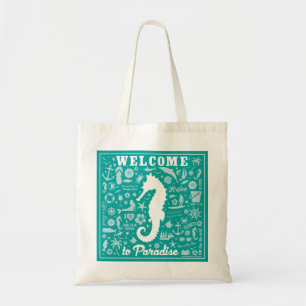 Bolsa Tote Boa vinda ao paraíso