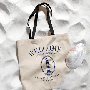 Bolsa Tote Boa vinda feita sob encomenda do marinho do farol