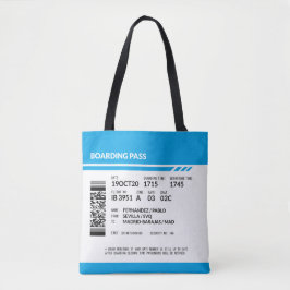 Bolsa Tote Boarding Pass (blue)