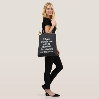 Bolsa Tote Boarding Passes Over Bouquets – Funny Travel