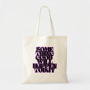 Bolsa Tote Boas Coisas, Inspiração, Manifestação, Verde
