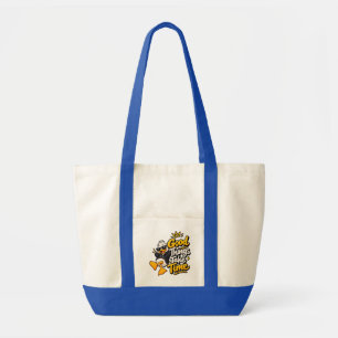 Bolsa Tote Boas Coisas Levam Tempo Camiseta Funny Cool Duck D
