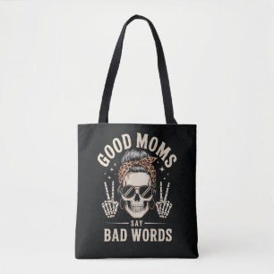 Bolsa Tote Boas Mães Dizem Palavras Maus Engraçadas