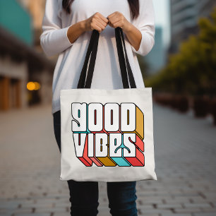 Bolsa Tote Boas Vibes Retroativas Trendy Motivational Inspira