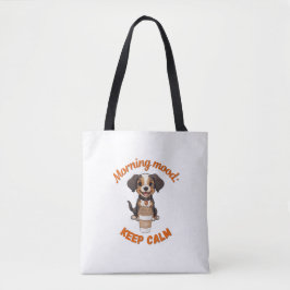Bolsa Tote Boas Víblias e Café - Arco Digital Puppy Playful