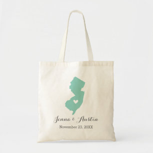 Bolsa Tote Boas-vindas a New Jersey Wedding