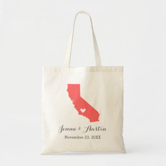 Bolsa Tote Boas-vindas ao Casamento da Califórnia
