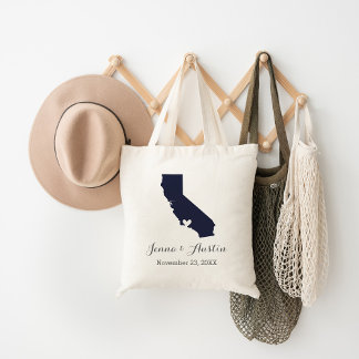 Bolsa Tote Boas-vindas ao Casamento da Califórnia