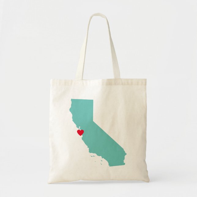 Bolsa Tote Boas-vindas ao casamento da Light Teal California (Frente)
