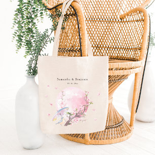 Bolsa Tote Boas-vindas ao Casamento de Cereja Blossom