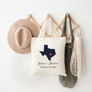 Bolsa Tote Boas-vindas ao Texas Wedding