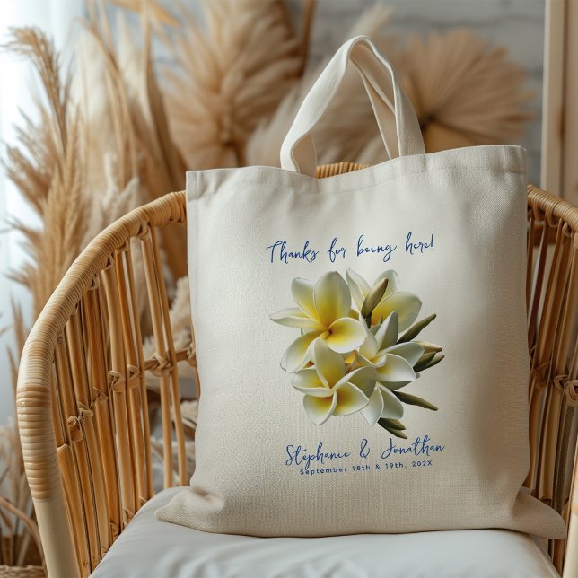 Bolsa Tote Boas-vindas às flores de ameixa amarela (Criador carregado)