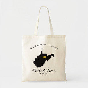 Bolsa Tote Boas-vindas Bag Black, Dourado