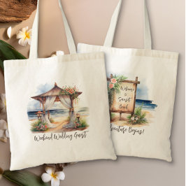 Bolsa Tote Boas-vindas personalizadas do Weekend Beach