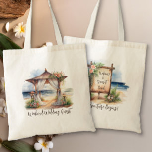 Bolsa Tote Boas-vindas personalizadas do Weekend Beach