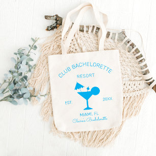 Bolsa Tote Boate Bachelorette Martini Beach Wedding Welcome