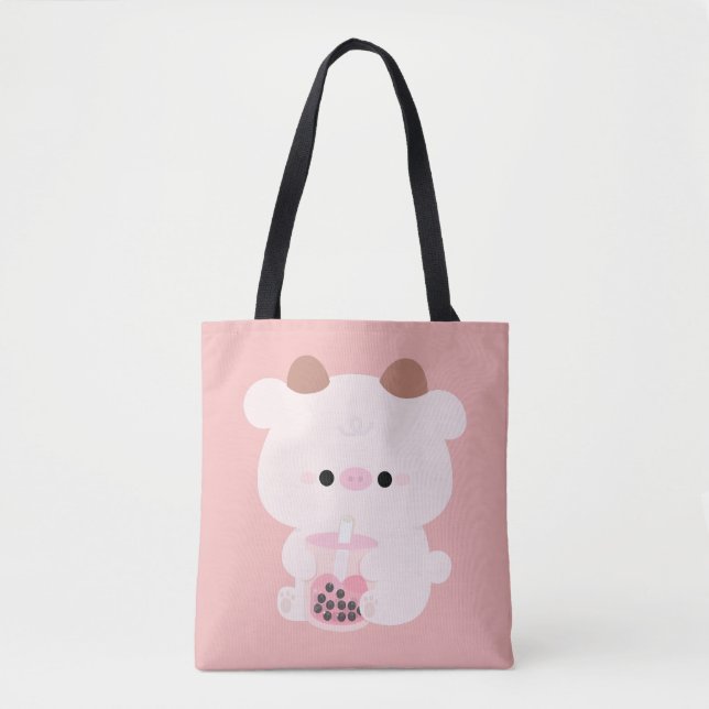 Bolsa Tote Boba Cow (Frente)