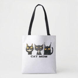 Bolsa Tote Bobo Cat Trio Cat Mãe