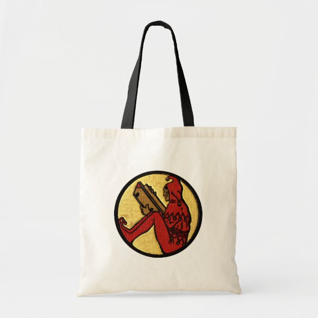 Bolsa Tote Bobo da corte da leitura (Frente)