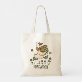 Bolsa Tote Bobo Goose Teacher Club Engraçado De Volta À Escol