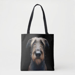 Bolsa Tote Bobo Irish Wolfhound e Irish Flag