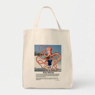 Bolsa Tote Bobos: Saco de Octopus Tote Comedor de Homem