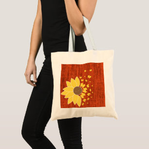 Bolsa Tote Boca de girassol Boca de impressão Toa