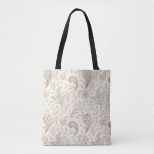 Bolsa Tote Bohemiam Boho Creme Branco Natal