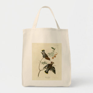 Bolsa Tote Bohemian Chatterer (Waxwing) Audubon Birds América