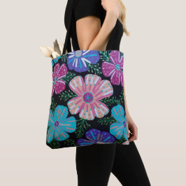 Bolsa Tote Bohemian Floral Impressão
