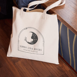 Bolsa Tote Boho Arch Celestial Crescent Moon Feminine
