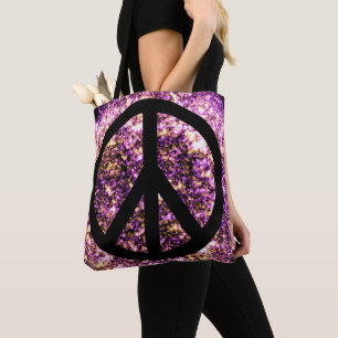 Bolsa Tote Boho Brilhante Embaçado Espelhante Luzes Neon Sina