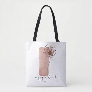Bolsa Tote Boho Cote Ao Vivo Simplesmente Sonhe Grande Flor S