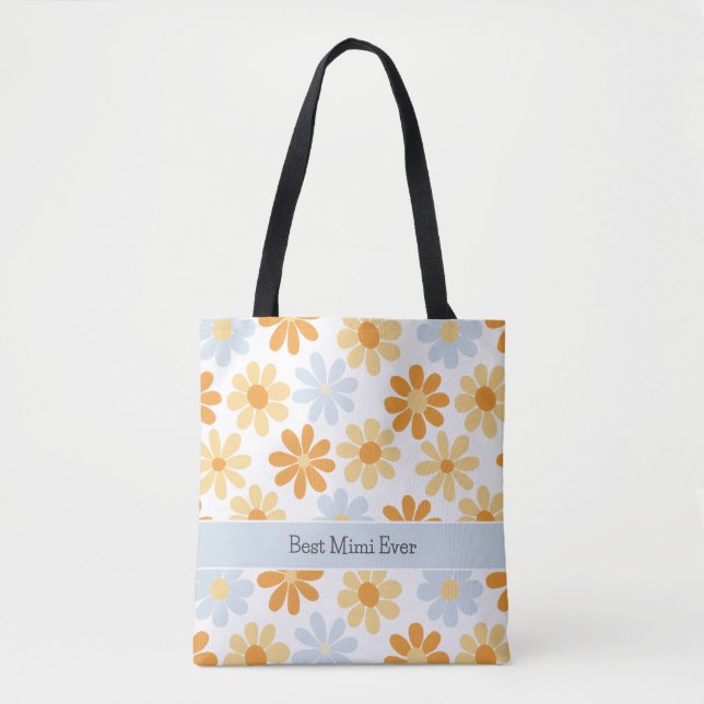 Bolsa Tote Boho Daisy Best Mimi Nunca (Frente)