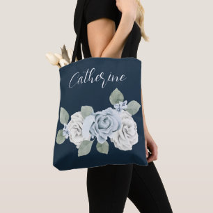 Bolsa Tote Boho de Nome Personalizado do Script Personalizado