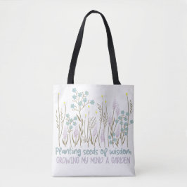 Bolsa Tote Boho Floral Inspiration cita o estilo Boho